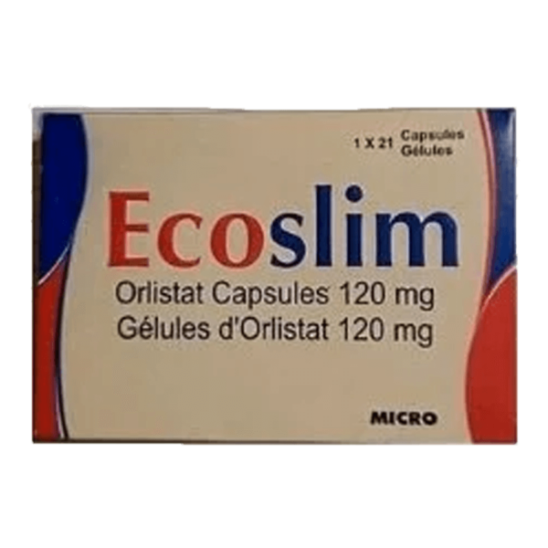 Ecoslim Orlistat Capsules - 120mg